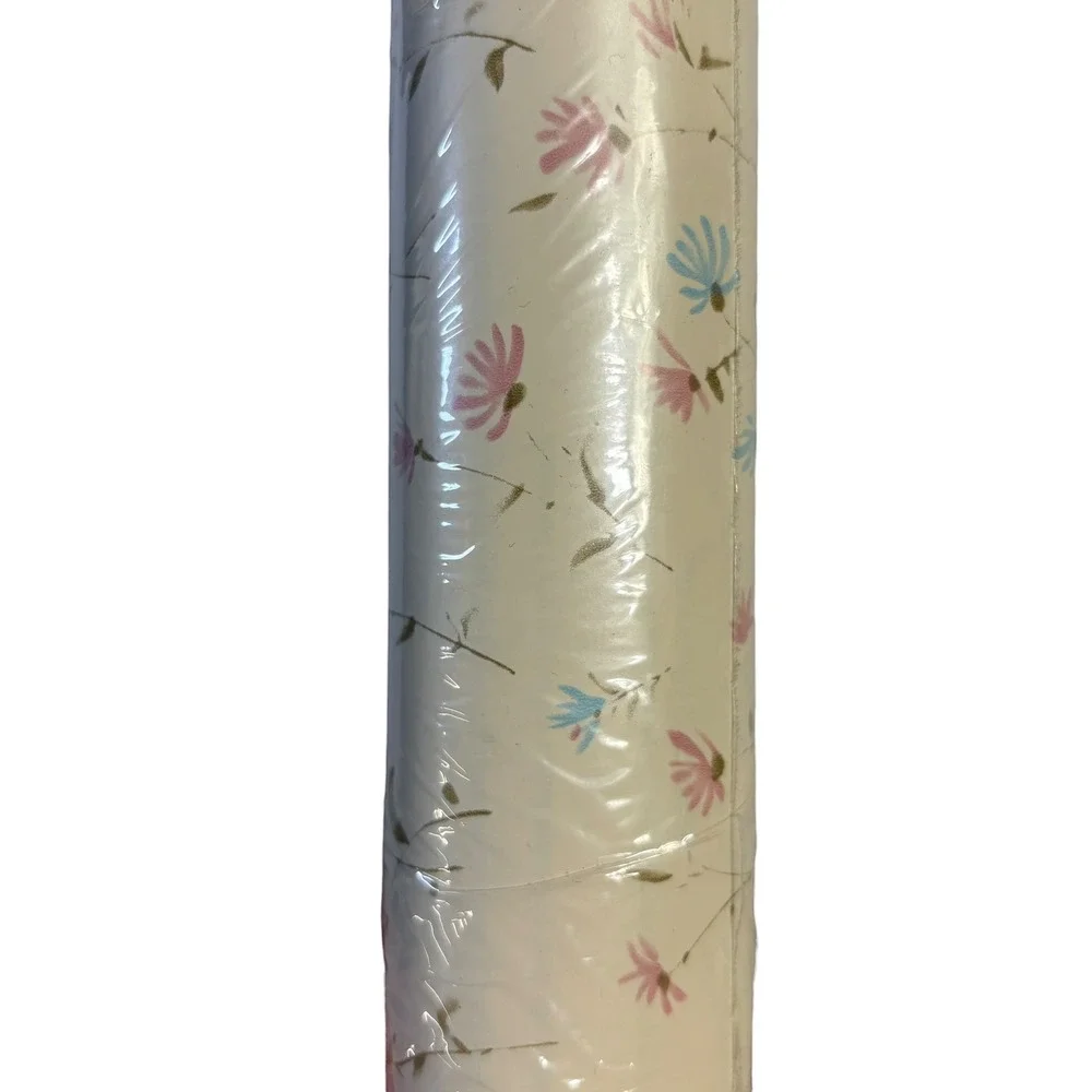 Magic Cover Windsong Beige Floral Self Adhesive Vinyl Contact Paper 3 Yds x 18 I